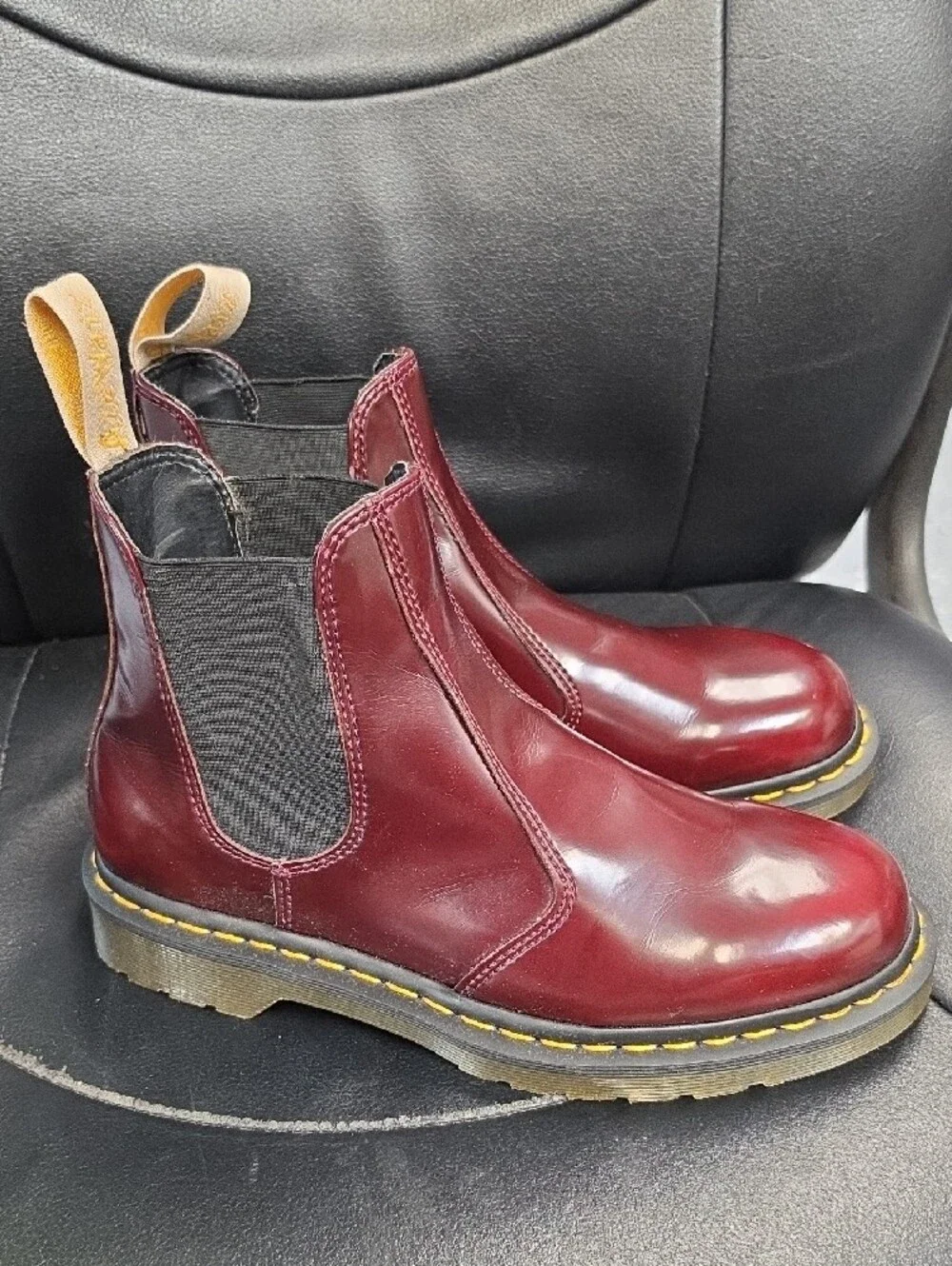 Timberland polished burgundy